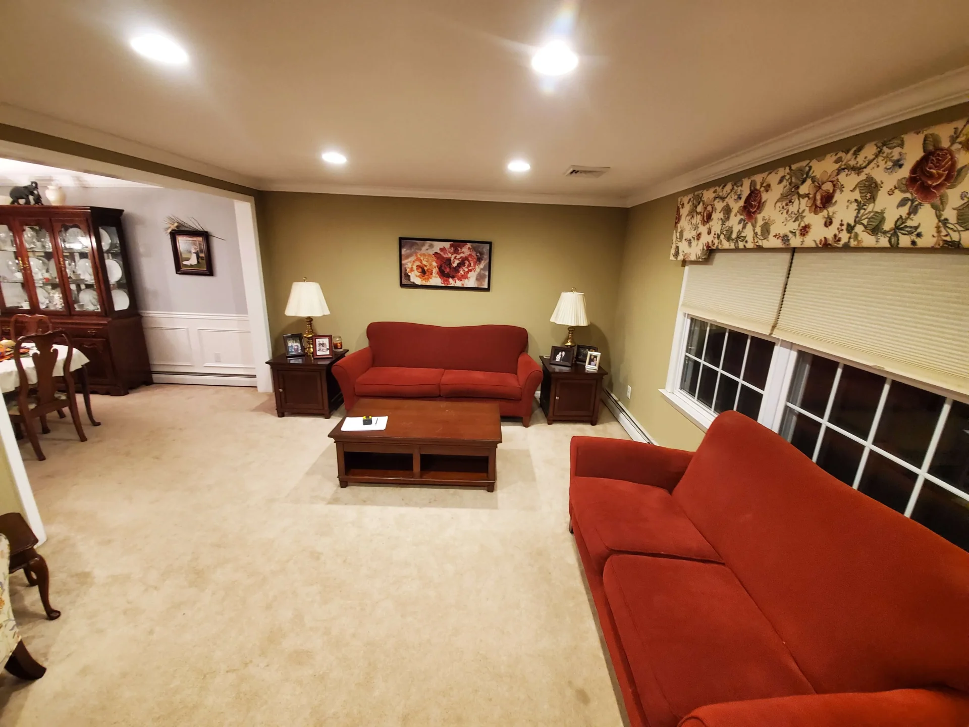 Open concept basement remodel before
