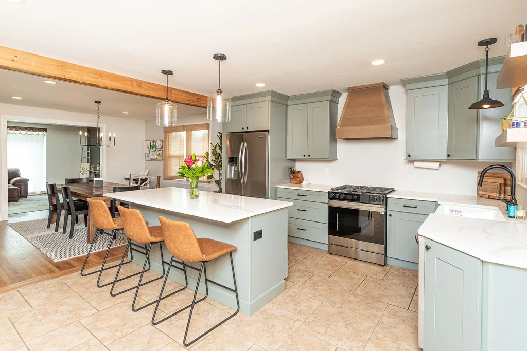 Open concept kitchen remodel